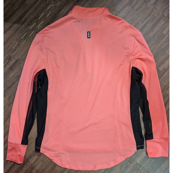 Jamie Sadock Pink and Black 1/4zip Long Sleeve With Thumb holes Medium - Picture 2 of 5